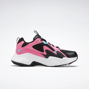 Reebok Royal Turbo Impulse 2.0 Turnschuhe Kinder - Schwarz/Rosa/Blau - DE 056-IBJ